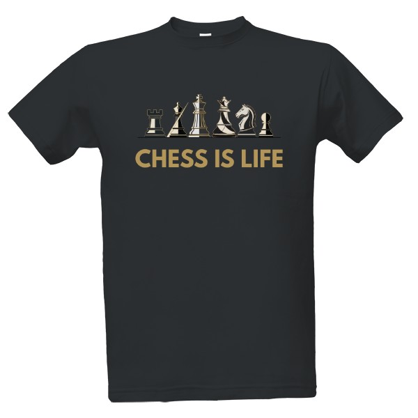 Tričko s potiskem Chess is Life