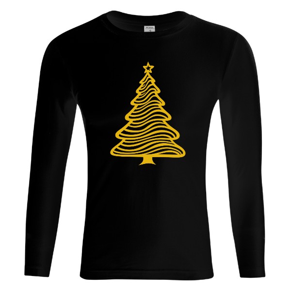 Tričko s potiskem Vánoční stromeček