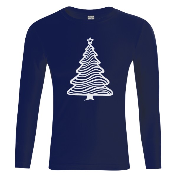 Tričko s potiskem Vánoční stromeček