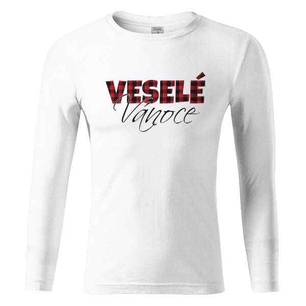 Tričko s potiskem Veselé Vánoce