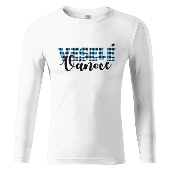 Tričko s potiskem Veselé Vánoce