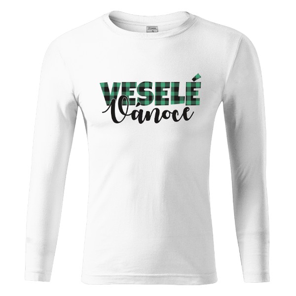 Tričko s potiskem Veselé Vánoce